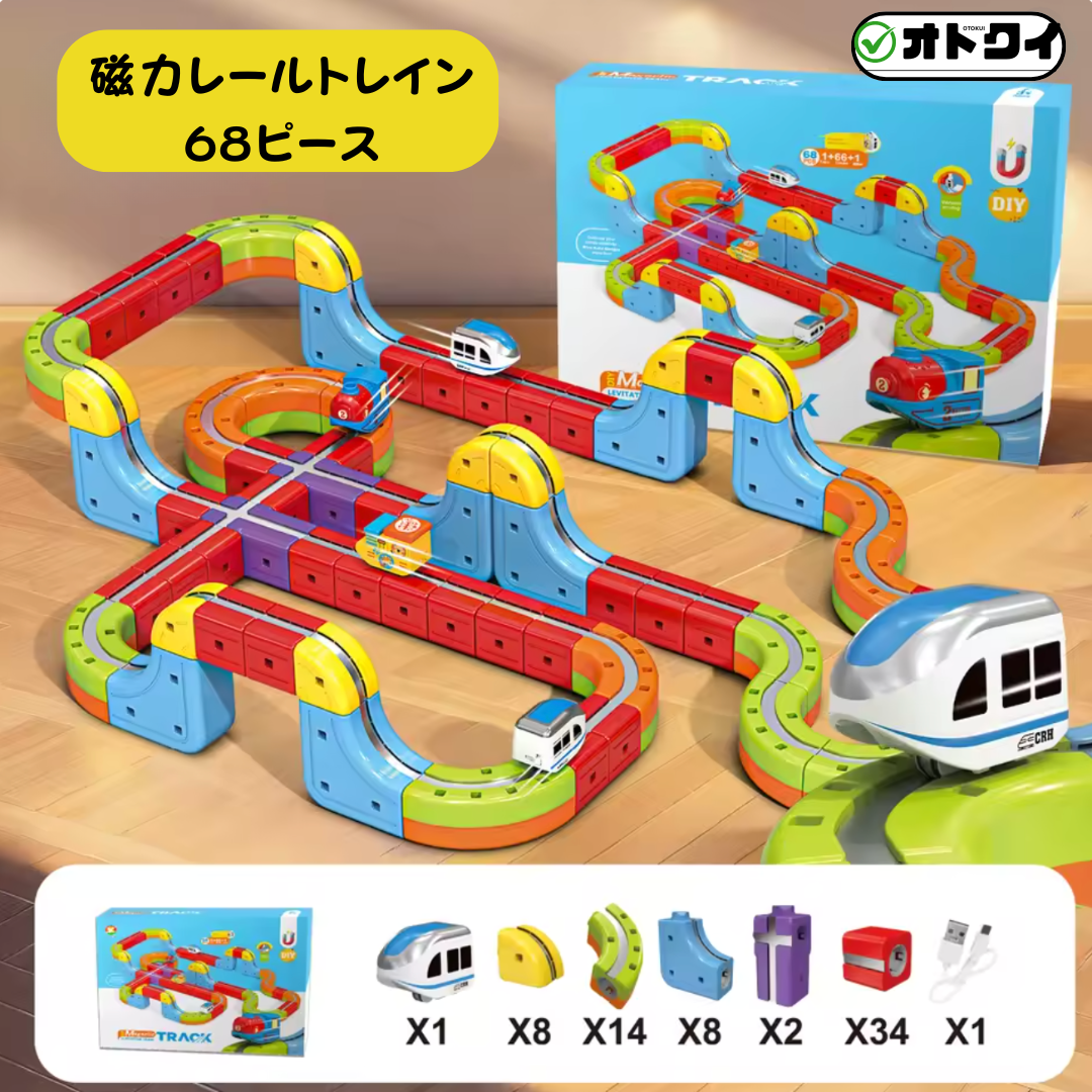 Mirai Rail Cube™（未来レールキューブ）– 遊びながら自然と学べる知育トイ。